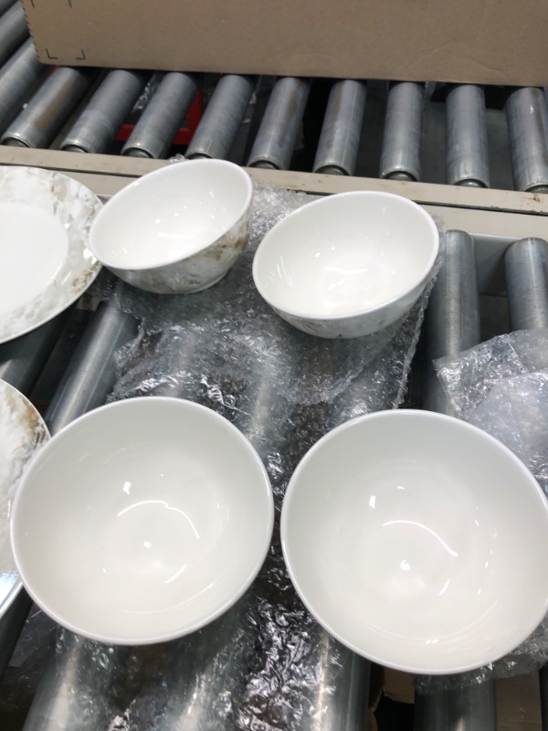 Photo 4 of 10 Piece dinnerware set - 3 plates- 3 salad plates -4 bowls - stone design