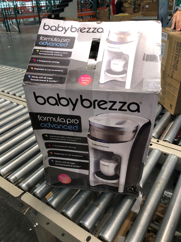 Photo 2 of New and Improved Baby Brezza Formula Pro Advanced Formula Dispenser Machine - Automatically Mix a Warm Formula Bottle Instantly - Easily Make Bottle with Automatic Powder Blending