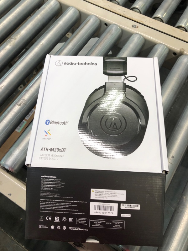 Photo 1 of Audio-Technica ATH-M20xBT Wireless Over-Ear Headphones Bluetooth Wireless