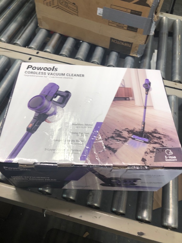 Photo 2 of Powools 25kpa Cordless Vacuum Cleaner - Stick Vacuum Cleaner by VacLife High Power w/Long Battery Life, Portable Household Vacuum Cleaner for Carpet and Floor, 6-in-1 Wireless Vacuum, Purple (PL8732)