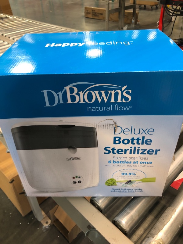 Photo 1 of Dr. Brown's Deluxe Bottle Sterilizer and Baby Bottle Cleaning Brush with Sponge and Scrubber Bundle Sterilizing & Cleaning Set