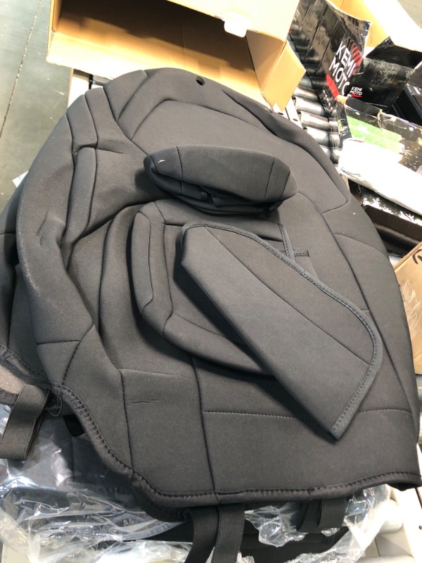 Photo 1 of BEEGROW Seat Covers with backrest and armrest for Ford Bronco Accessories 2021 2022 2023 4 Door Full Set Neoprene Material Seat Cover Protector for Bronco Neoprene Material 4-Door Black