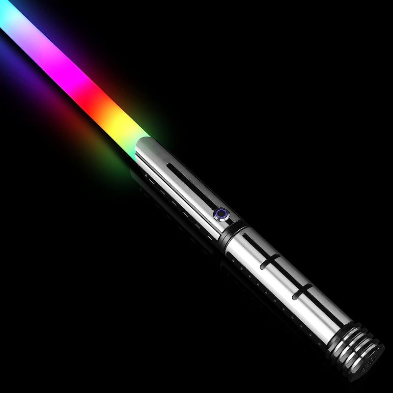 Photo 1 of BEYOLO Light Up Saber, Seven Color Variable FX Sound LED Duel Lightsaber 77.5cmx3cmx3cm