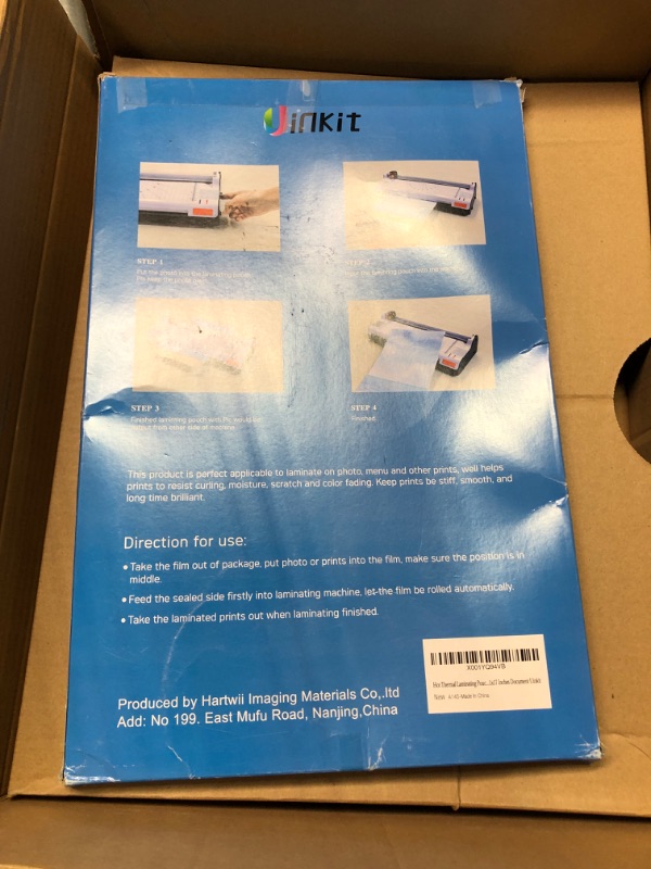 Photo 3 of Uinkit Hot Thermal Laminating Pouches 100 Sheets Large Quantity Packaging Laminator Sheets 11.5x17.5 - 100 Sheets Pack 3.5Mil for Sealed 11x17 Inches Document 11.5x17.5-100sheets pack