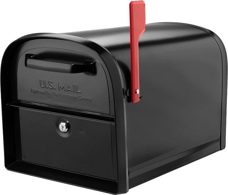 Photo 1 of Architectural Mailboxes 6300B-10 Oasis 360 Locking Parcel Mailbox, Extra Large, Black