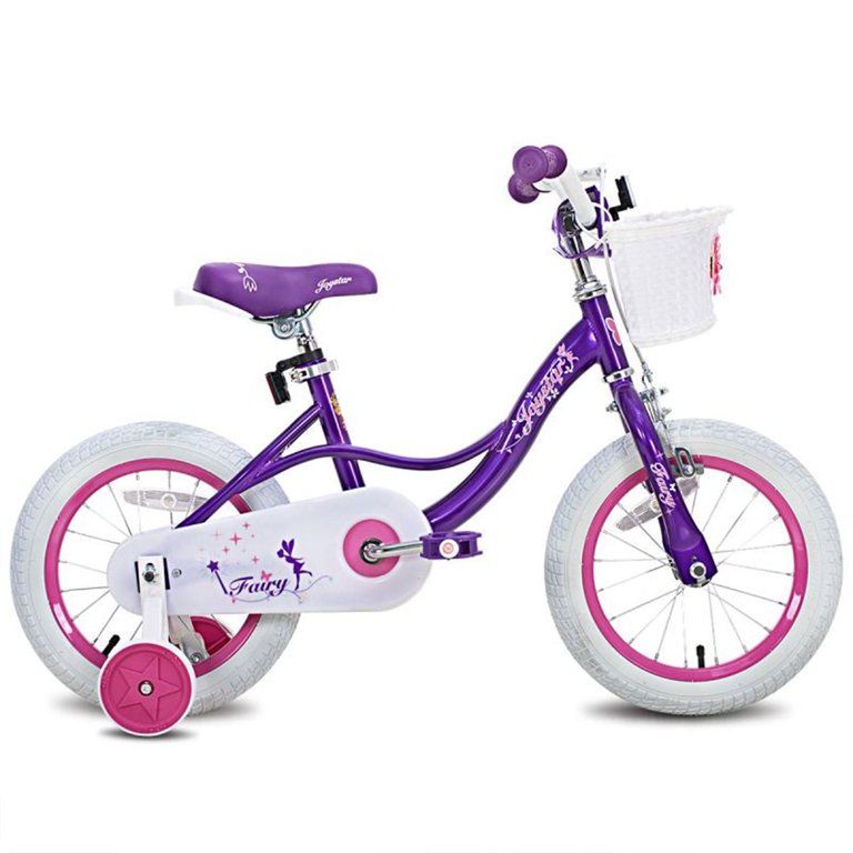 Photo 1 of Joystar Fairy 16 In Kids Bike w/ Training Wheels & Basket Ages 4 to 7, Purple
may miwssing screws