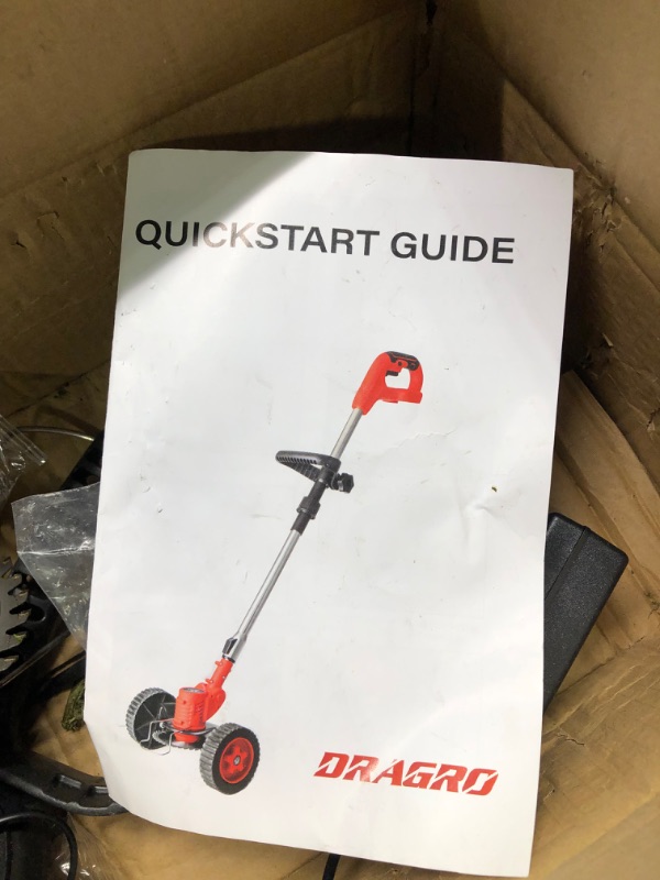Photo 1 of 
Cordless Weeder Mower Battery Powered 21V 2000mAh, Electric Weeder Brush Cutter, Height Adjustable Edge Trimmer Mini Mower 3-in-1 Cutting Tool, 8 Blades, 1 Wheel, 2 Batteries, 1 ChargerCordless Weeder Mower Battery Powered 21V 2000mAh, Electric