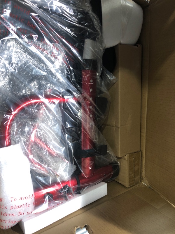 Photo 1 of Health Line Massage Products 2 in 1 Rollator-Transport Chair w/Paded Seatrest, Reversible Backrest and Detachable Footrests, Cherry Red