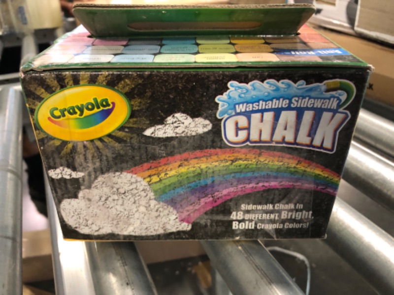 Photo 2 of Crayola Washable Sidewalk Chalk Set, Outdoor Toy, Gift for Kids, 72 Count [Amazon Exclusive] 72 Count Chalk Set