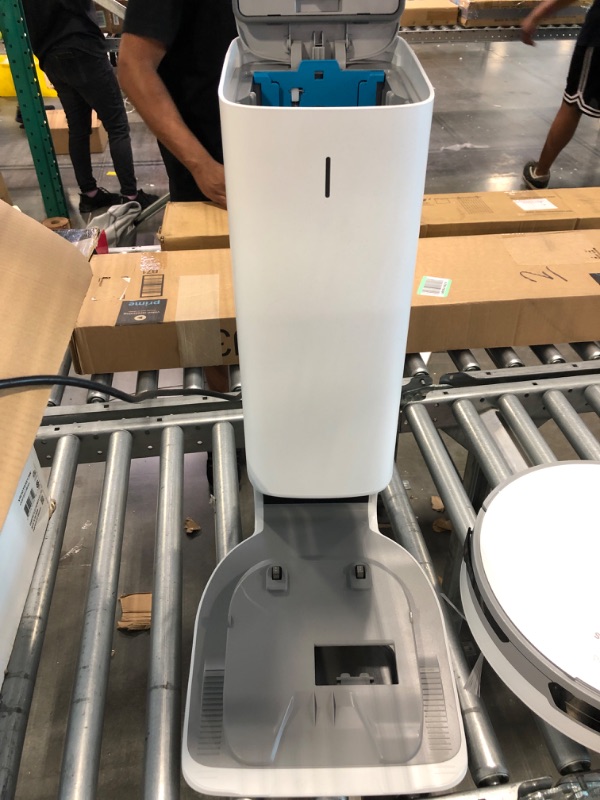 Photo 6 of SAMSUNG Jet Bot+ Robot Vacuum Cleaner w/ Clean Station, Automatic Emptying, Precision Cleaning, 5-Layer Filter, Intelligent Power Control for Hardwood Floors, Carpets, Area Rugs, VR30T85513W/AA, White Jet Bot +