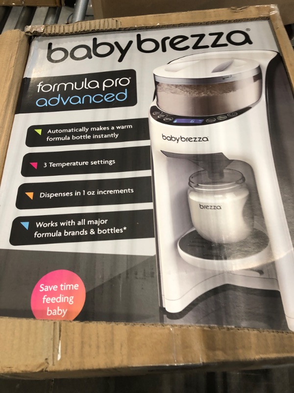 Photo 3 of New and Improved Baby Brezza Formula Pro Advanced Formula Dispenser Machine - Automatically Mix a Warm Formula Bottle Instantly - Easily Make Bottle with Automatic Powder Blending