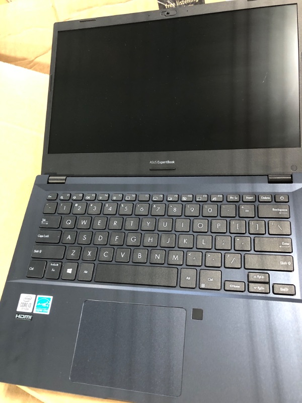 Photo 4 of ASUS ExpertBook P2451 Thin & Light Business Laptop, 14” FHD, Intel Core i3-10110U, 128GB SSD, 8GB RAM, Backlit Keyboard, Military-Grade, Fingerprint, Wi-Fi 6, TPM 2.0, Win10 Pro, P2451FA-XH33 Intel Core i3 10th Gen 8 GB 128 GB Windows 10 Pro