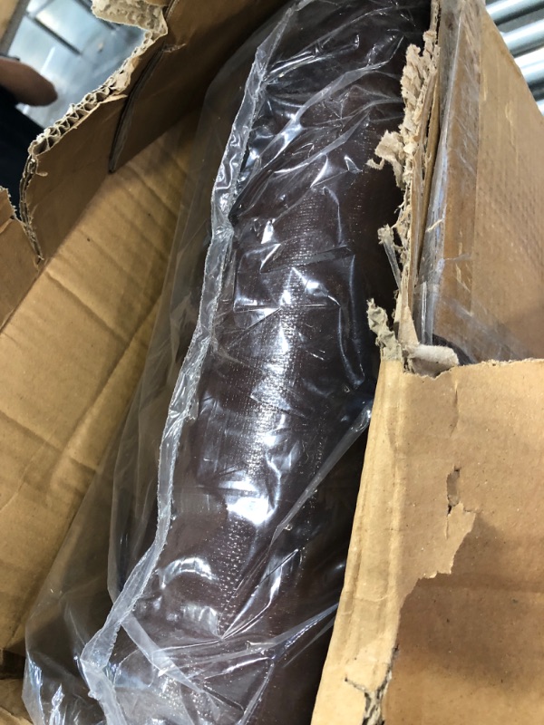 Photo 3 of 12' x 40' Super Heavy Duty 16 Mil Brown Poly Tarp Cover - Thick Waterproof, UV Resistant, Rip and Tear Proof Tarpaulin with Grommets and Reinforced Edges - by Xpose Safety