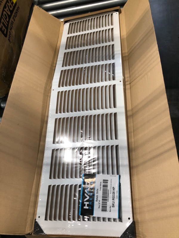 Photo 3 of 4" x 4" Return Air Grille - Sidewall and Ceiling - HVAC Vent Duct Cover Diffuser - [White] [Outer Dimensions: 5.75w X 5.75"h] 4 x 4 White