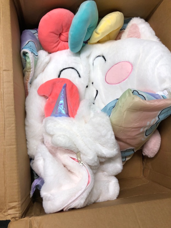 Photo 1 of Nalexmi Kids Sleeping Bag, Animal Slumber Bags for Kids, Toddlers, Boys, and Girls - Soft Pillow Head, Compact and Super Comfy, Age 3+
