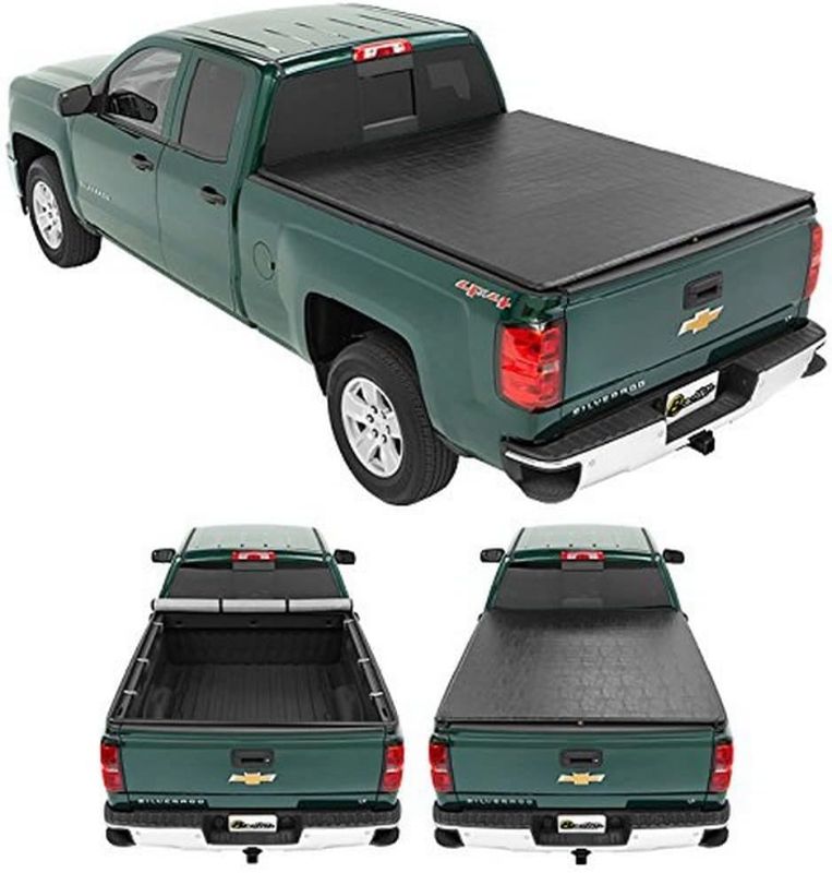 Photo 1 of Bestop 18205-01 ZipRail Tonneau Cover for Chevy/GMC 00-07 Silverado/Sierra, Fleetside Classic model only; won't fit new body style 6.5' bed