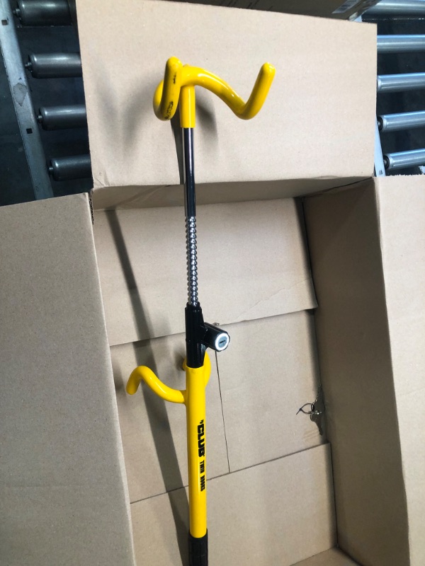 Photo 4 of The Club 3000 Twin Hooks Steering Wheel Lock, Yellow