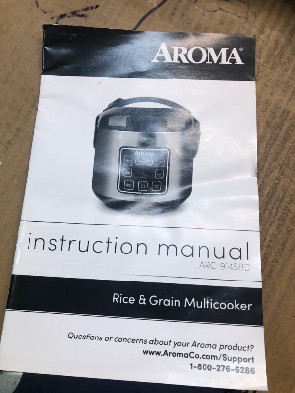 Photo 3 of Aroma Housewares ARC-914SBD Digital Cool-Touch Rice Grain Cooker and Food Steamer, Stainless, Silver, 4-Cup (Uncooked) / 8-Cup (Cooked) Basic