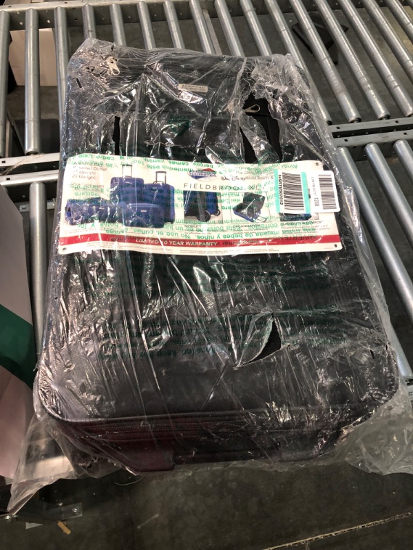 Photo 1 of American Tourister Softside Expandable Roller Luggage, Black, Checked-Medium 25-Inch Checked-Medium 25-Inch Black