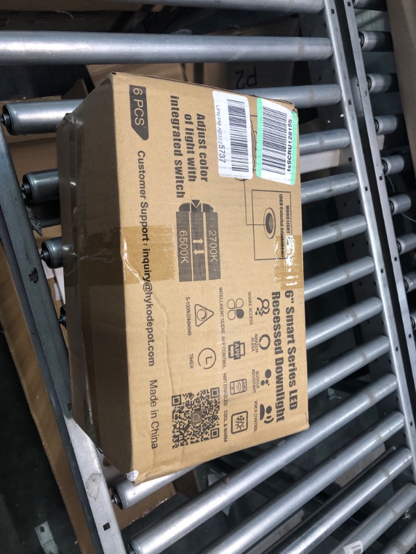 Photo 1 of 5/6 inch LED Can Lights, 6 Pack LED Recessed Lights, Dimmable Retrofit LED Recessed Lighting Fixture, LED Downlight, 15W, 5000K Daylight White, Energy Star & ETL