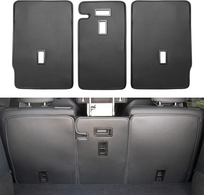 Photo 1 of Basenor 3PCS Tesla Model Y Second Row Seats Back Cover All Weather Rear Back Seat Protector Back Seat Cover Pet Mat for 2023 2022 2021 2020 5-Seater Model Y