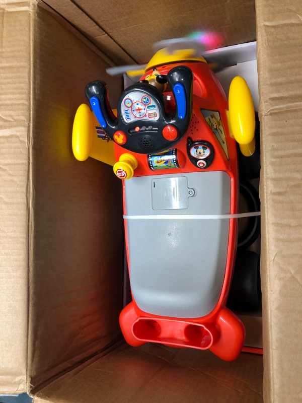 Photo 1 of Kiddieland Disney Mickey Mouse Plane Light & Sound Activity Ride-On