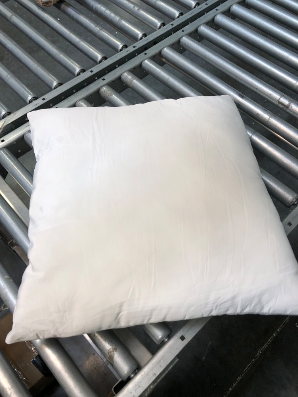 Photo 2 of 18" x 18" Polyester Filled Pillow Insert, Sham Stuffer 18x18