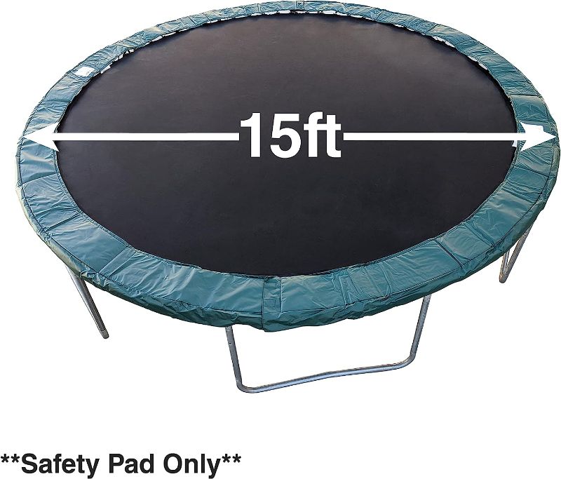 Photo 1 of 15ft Round Green Safety Pad for Trampoline