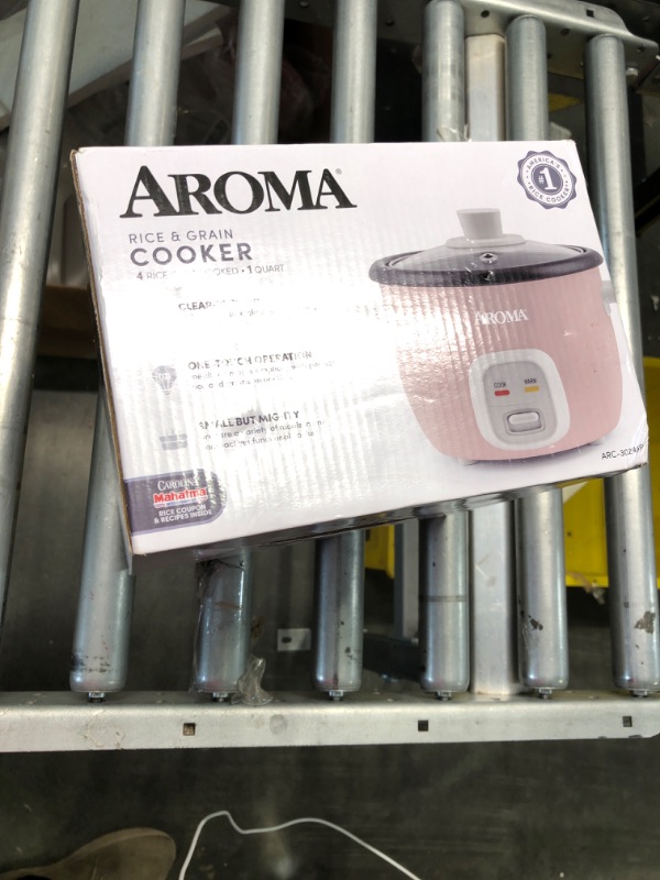 Photo 2 of Aroma 4-Cups (Cooked) / 1qt. Rice & Grain Cooker (arc-302ngp)