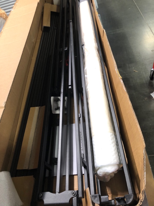 Photo 1 of Amazon Basics Smart Box Spring Bed Base, 5-Inch Mattress Foundation - Full Size, Tool-Free Easy Assembly & Metal Bed Frame, 9-Leg Base for Box Spring and Mattress - Full, 74.5 x 53.5-Inches