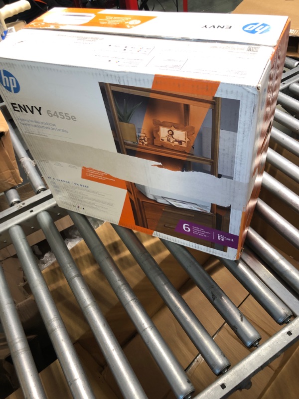 Photo 1 of HP ENVY 6455e Wireless Color All-in-One Printer with 6 Months Free Ink with HP+ (223R1A)