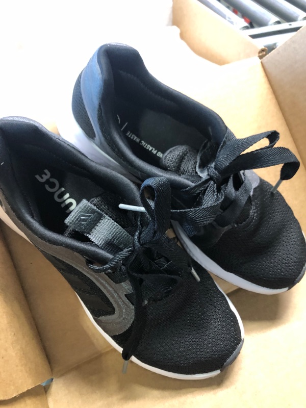 Photo 3 of adidas Women's Edge Lux 5 Running Shoe 6 Core Black/Core Black/Iron Metallic