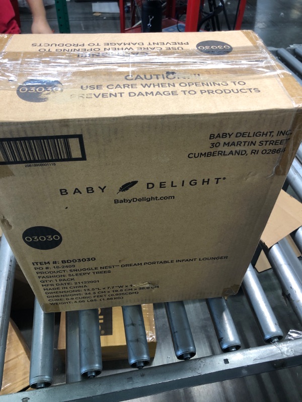 Photo 1 of Baby Delight Snuggle Nest Portable Infant Lounger | Unique Patented Design | Trees