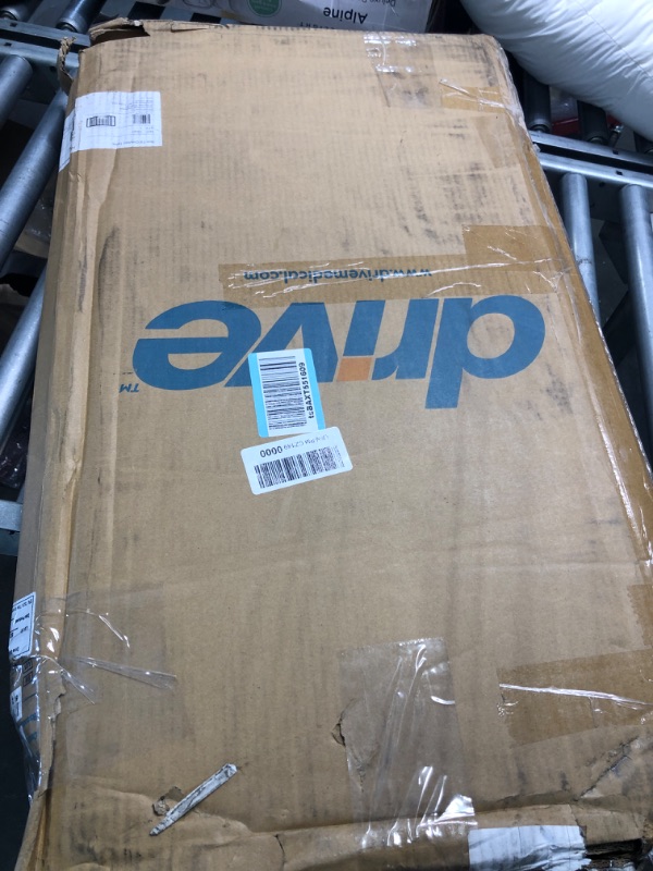 Photo 1 of Drive Medical 13067 Non Tilt Top Overbed Table, Silver Vein