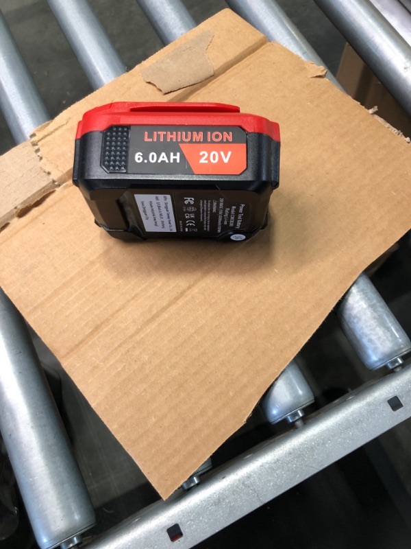 Photo 5 of Powerost V20 20V Lithium Battery: Replacement for Craftsman 20V Battery CMCB204 CMCB202 CMCB201 Cordless Drill Tools - 6Ah 20 Volt Max Battery Pack