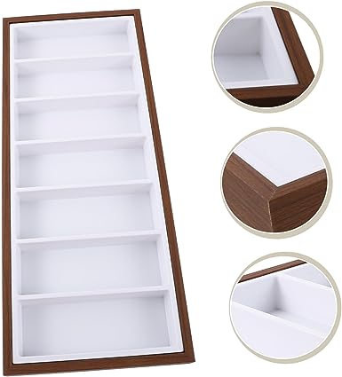 Photo 3 of Abaodam 7 sunglasses storage holder sunglasses stand sunglasses display sunglass holder eyeglasses display case glasses rack wooden sunglasses frame display box tray Storage Box MDF