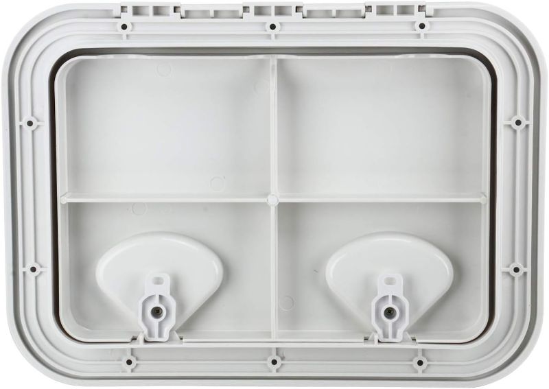 Photo 3 of Amarine Made Marine Deck Hatch Boat Deck Hatch Access Hatch & Lid 17-1/4"x12-3/8 - White