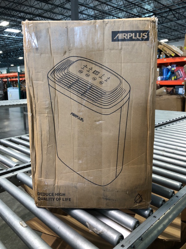 Photo 1 of AIRPLUS 2,000 Sq. Ft 30 Pints Dehumidifier for Home and Basements with Drain Hose(AP1907) 30 Pints A-Rounded