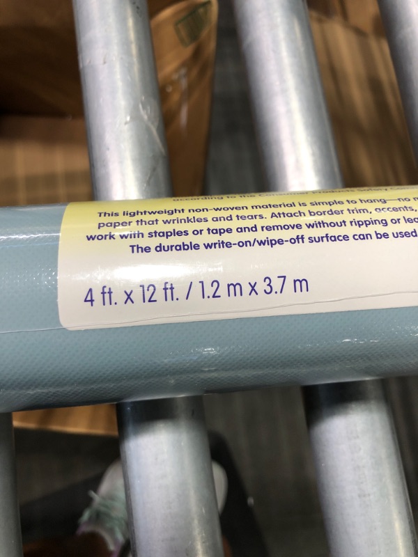 Photo 1 of Teacher Created Resources Stone Blue Better Than Paper Bulletin Board Roll
