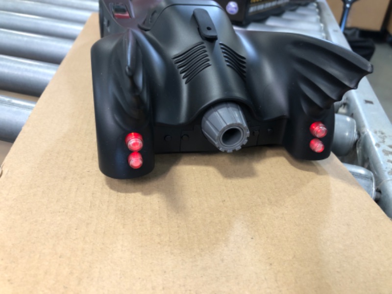 Photo 7 of DC Comics, Official 1989 Batmobile RC, Exclusive Batman Figure, Limited Edition Collector's Item, Smoke Effects, Batcave Chargeable Base, Ages 14+