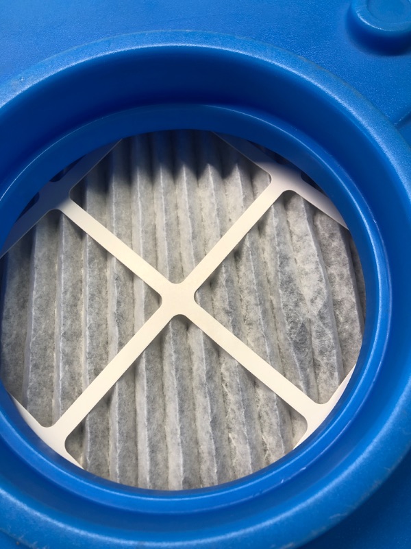 Photo 1 of CADPXS Shield-550 Negative Machine Airbourne Cleaner HEPA Scrubber Water Damage Restoration Equipment Air Purifier, Air Scrubbers 550 air scrubbers Blue