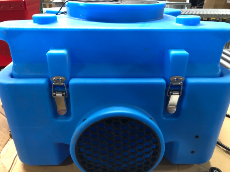 Photo 1 of CADPXS Shield-550 Negative Machine Airbourne Cleaner HEPA Scrubber Water Damage Restoration Equipment Air Purifier, Air Scrubbers 550 air scrubbers Blue