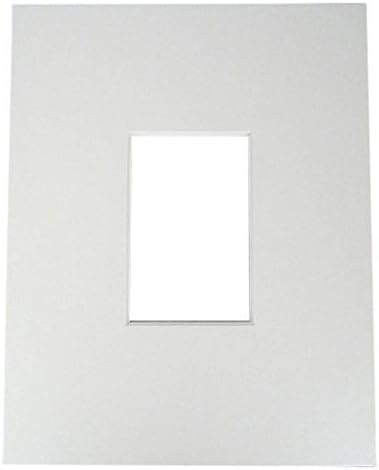 Photo 1 of 20 11x14 4-ply Mat White for 4x6 Photo + Backing + Bags