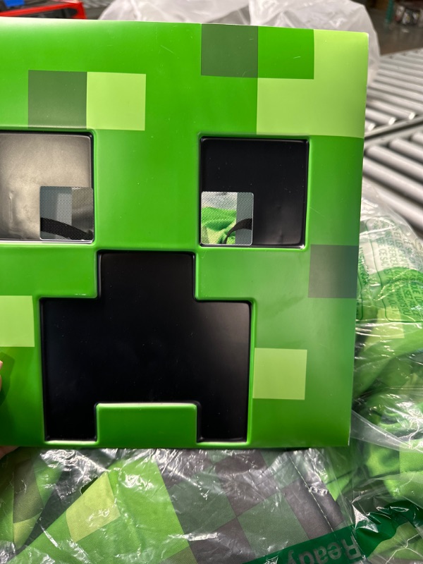 Photo 3 of Disguise Boys Minecraft Creeper Deluxe Costume