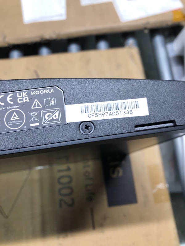 Photo 1 of KOORUI 24 Inch Computer Monitor -FHD 1080P Gaming Monitor 165Hz VA 1ms Build-in FreeSync, Compatible G-sync, LED Monitors with Ultra-Thin, HDMI X2 /DP, VESA Compatible, Tilt Adjustable, Eye Care 24E4
