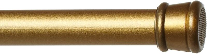 Photo 1 of Achim Home Furnishings 569-0-PK12 Shower Curtain Rod, Gold
