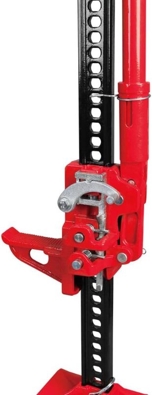 Photo 1 of BIG RED TR6501B Torin 48" Ratcheting Off Road Utility Farm Jack, 3 Ton (6,000 lb) Capacity, Red
