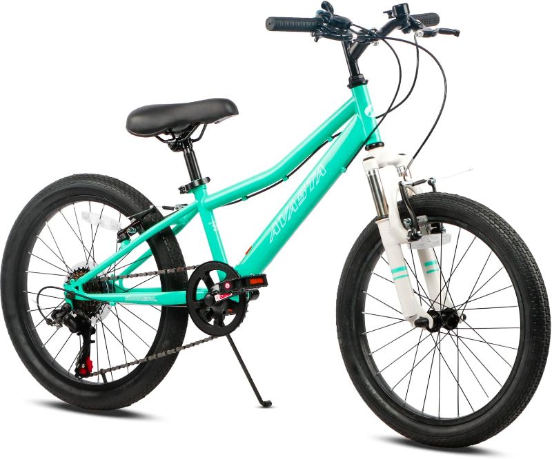 Photo 1 of AVASTA 20'' Kids Mountain Bike for 5-9 Years Old Boys Girls with Suspension Fork,6 Speeds Drivetrain,Multiple Colors
