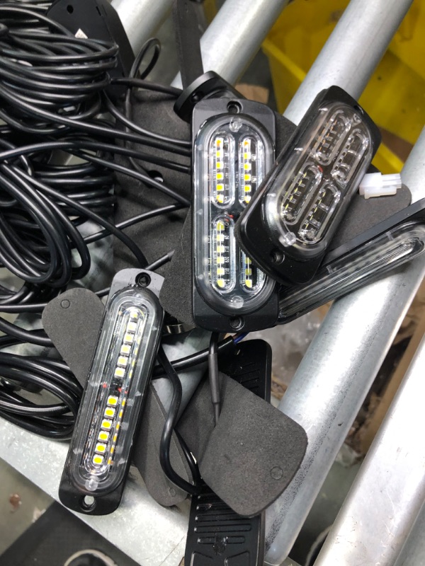 Photo 3 of 8 in1 LED Emergency Strobe Lights For Truck Vehicle Warning Flashing Caution