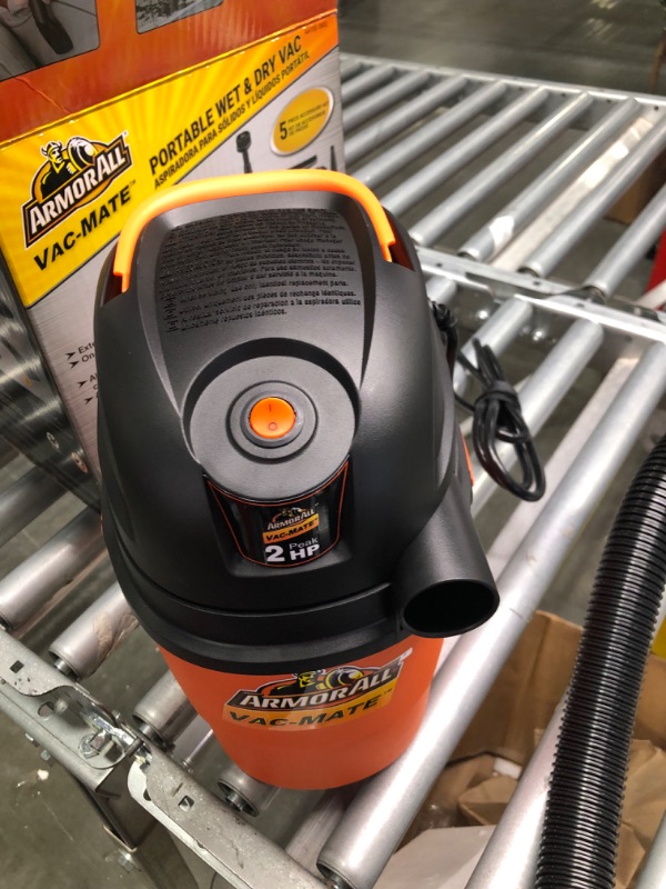 Photo 5 of Armor All Mate Wet/Dry Utility Vac (AA1550902), Orange